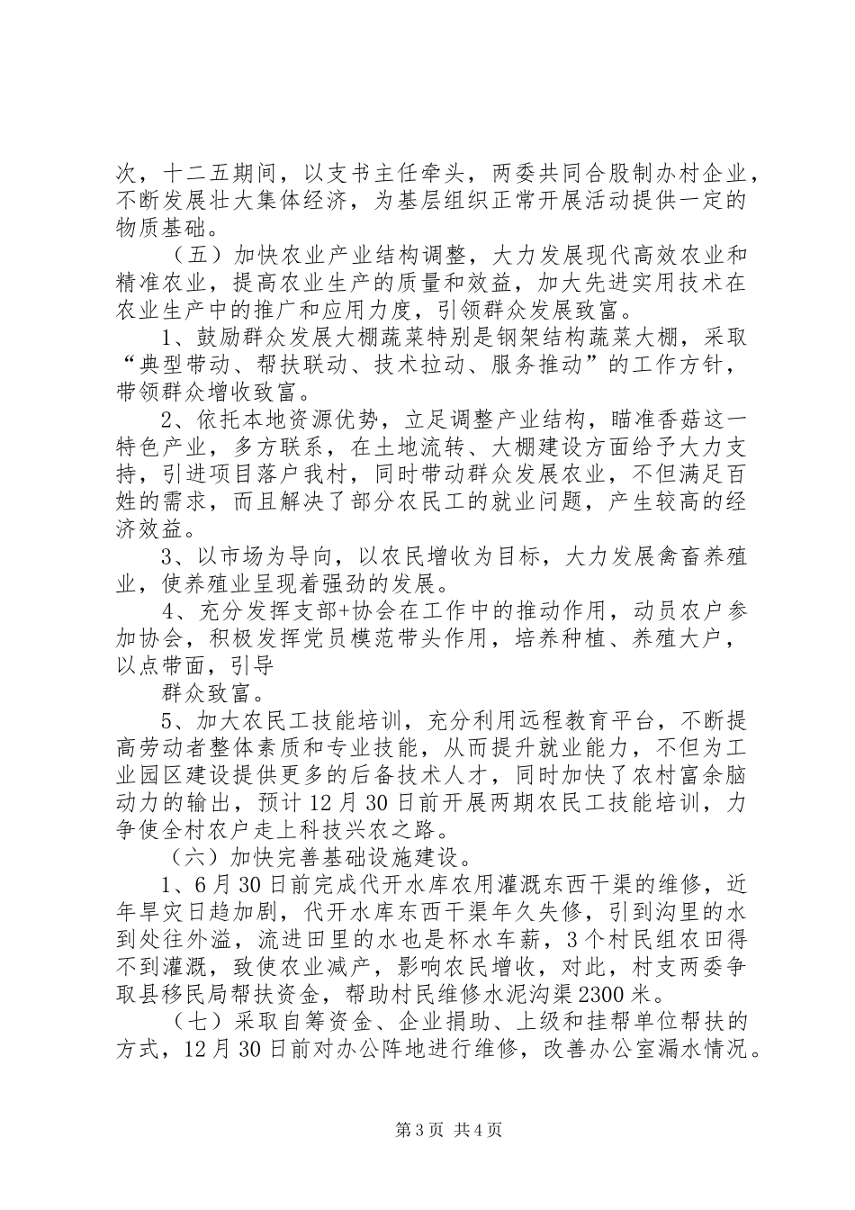 桥头村整改提高晋位升级阶段整改实施方案_第3页