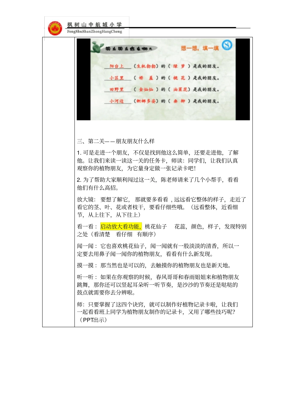 我的植物朋友课堂实录_第3页