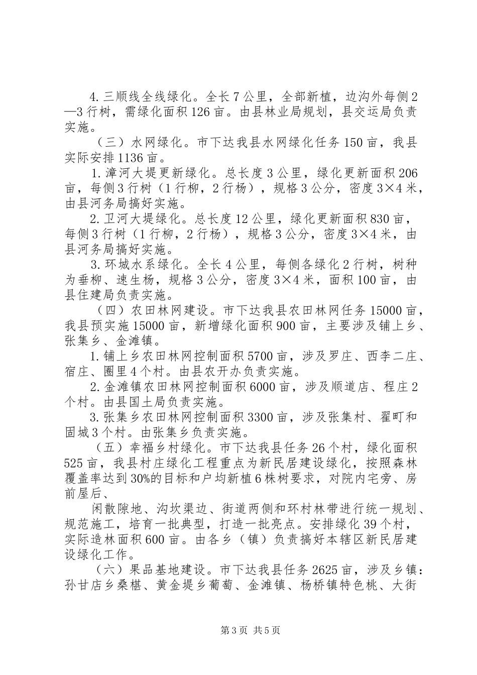 春季造林绿化工作方案_第3页