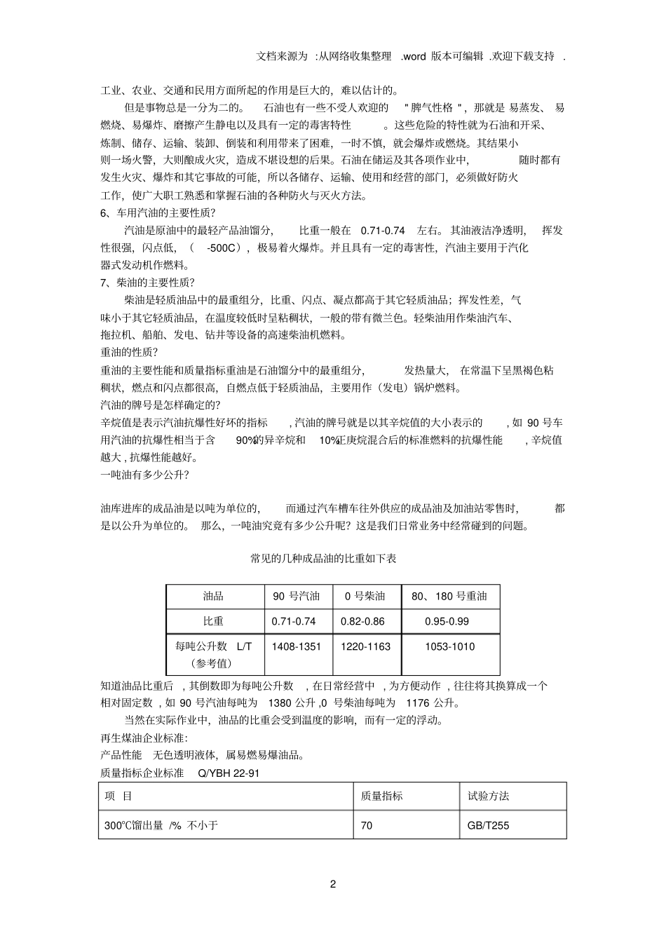 成品油基本知识讲义_第2页