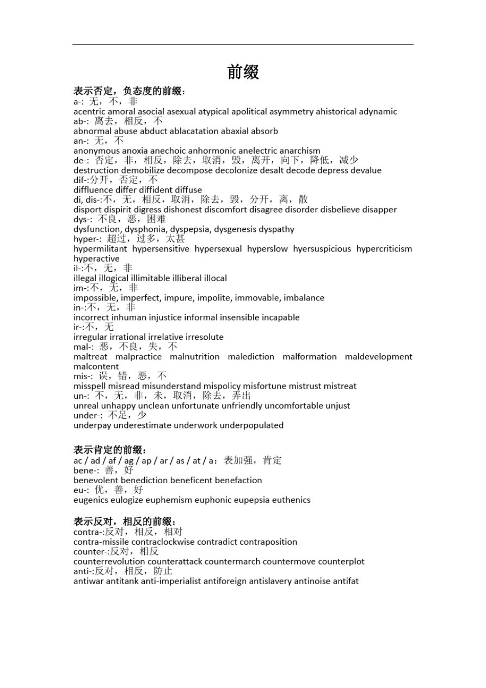 常见前缀后缀_第1页