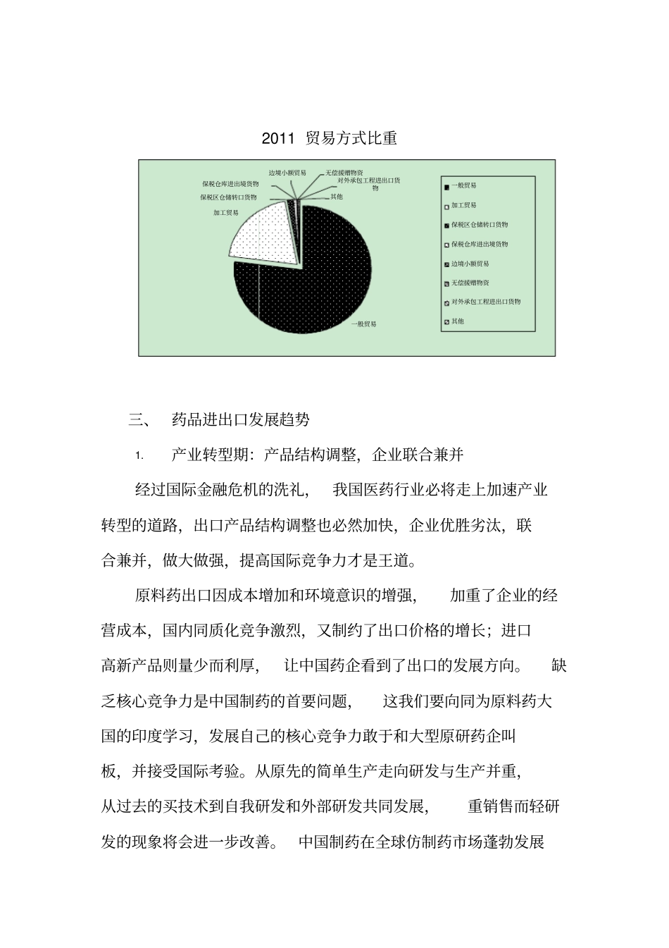 我国药品的进出口渠道及发展趋势.doc_第3页
