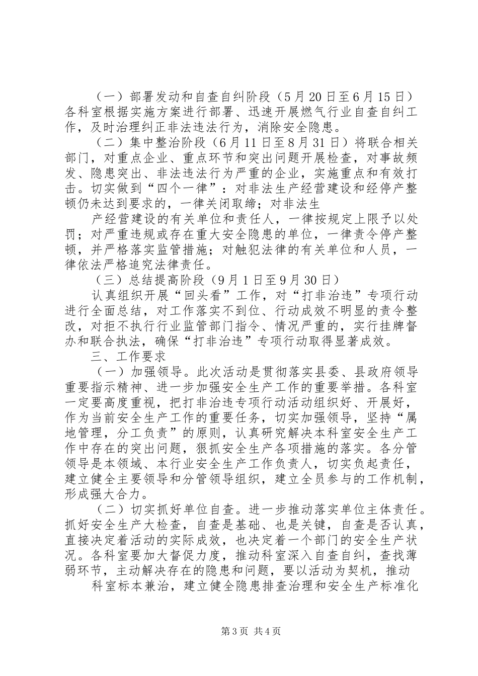 安全生产领域“打非治违”专项行动方案_第3页
