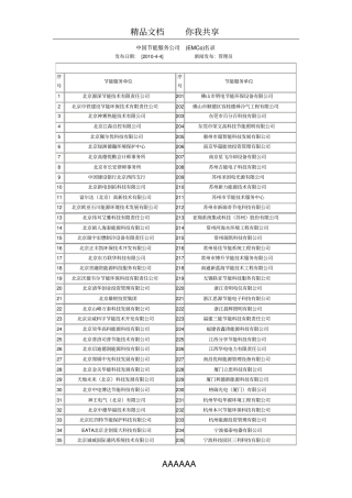中国节能服务公司(EMCo)名录