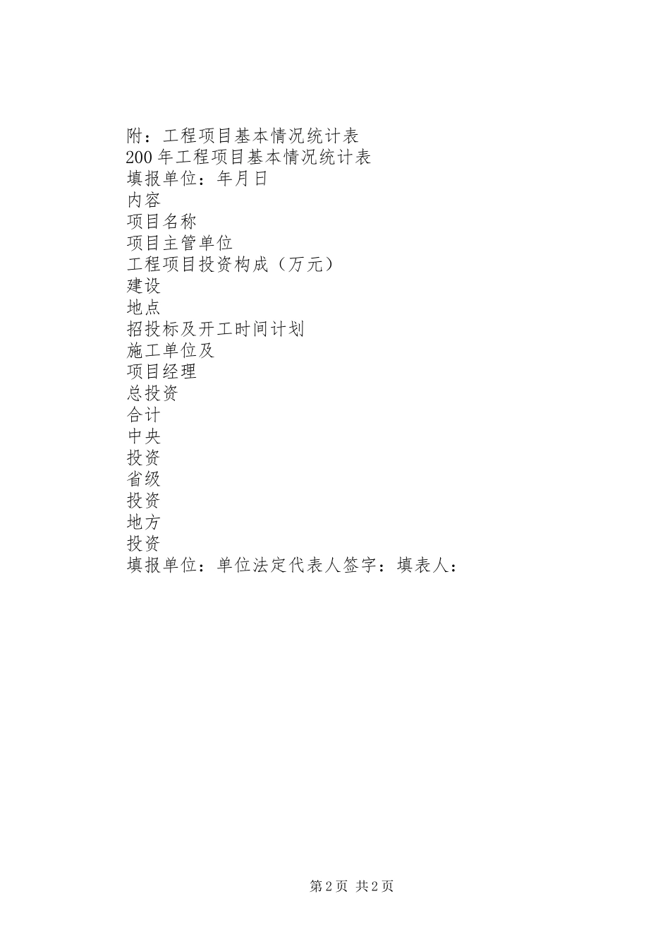 关于建立工程建设项目备案规章制度的规定 _第2页