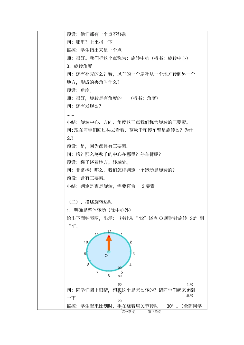 图形的运动3旋转教学设计_第3页