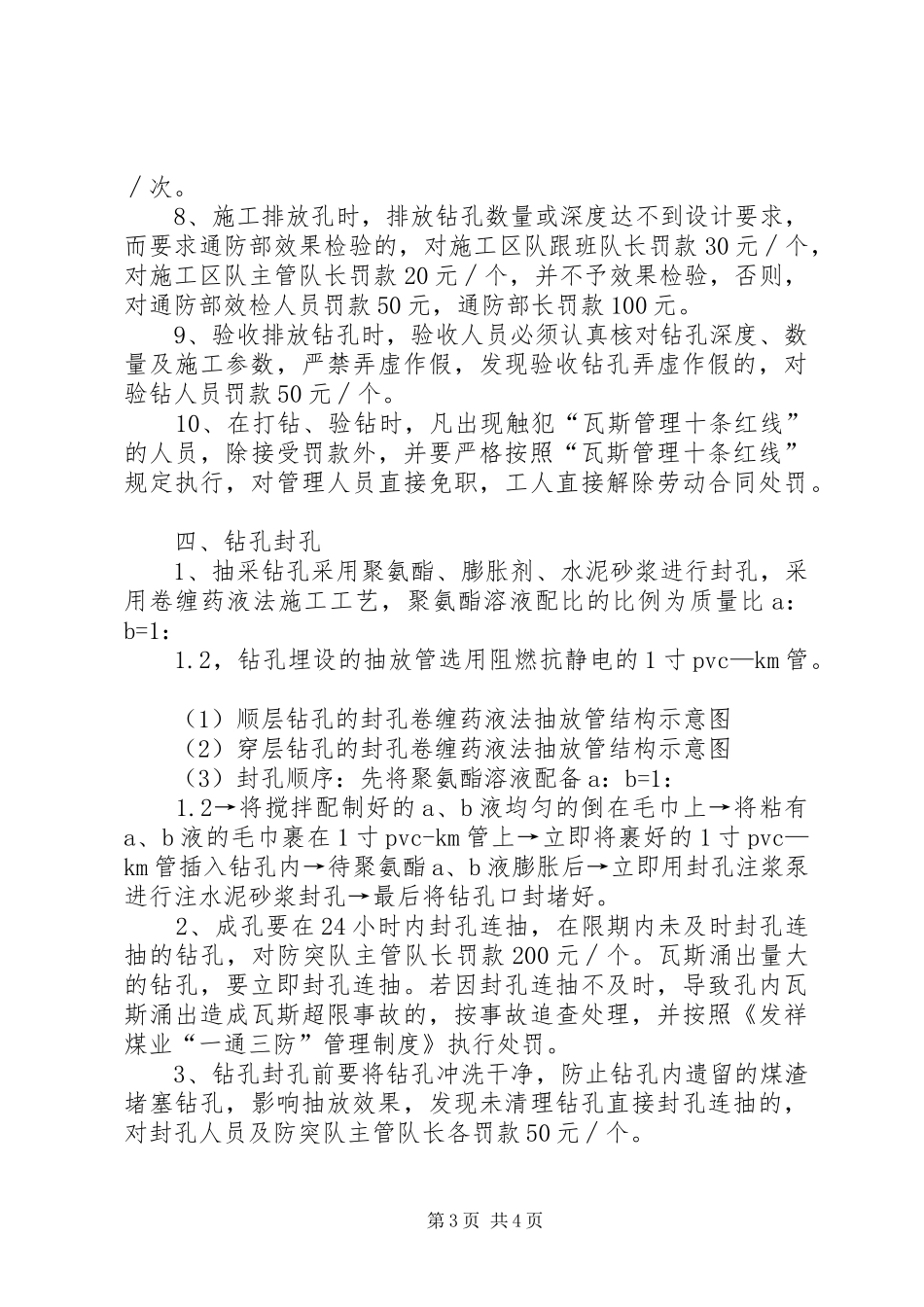 抽采钻孔验收规章制度  (2)_第3页