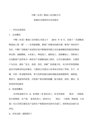 2017年度安全绩效评估自评估分析