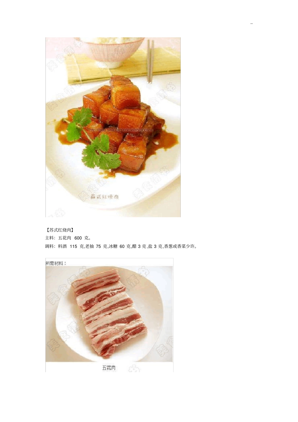 图案解析10种红烧肉全套整合_第3页