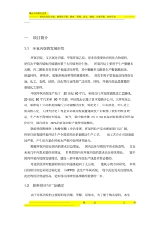 2013全国化工设计大赛二等奖作品