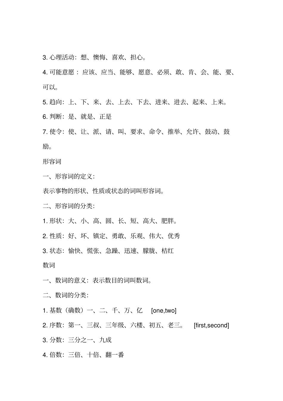 人教版初一语文下册词性_第2页