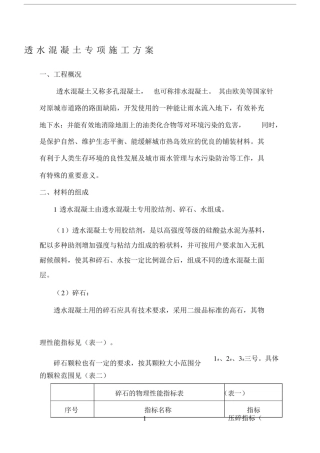 人行道透水混凝土专项施工方案.doc