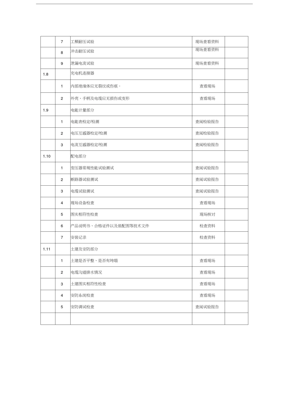 充电桩验收表教程文件_第3页