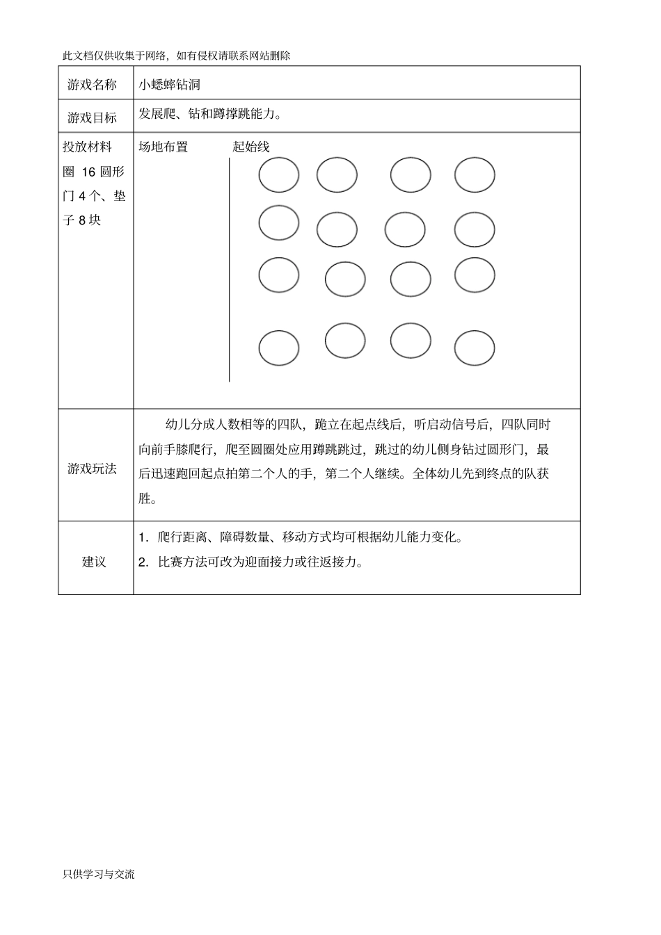 幼儿园小班、中班、大班体育游戏大全教学内容_第3页