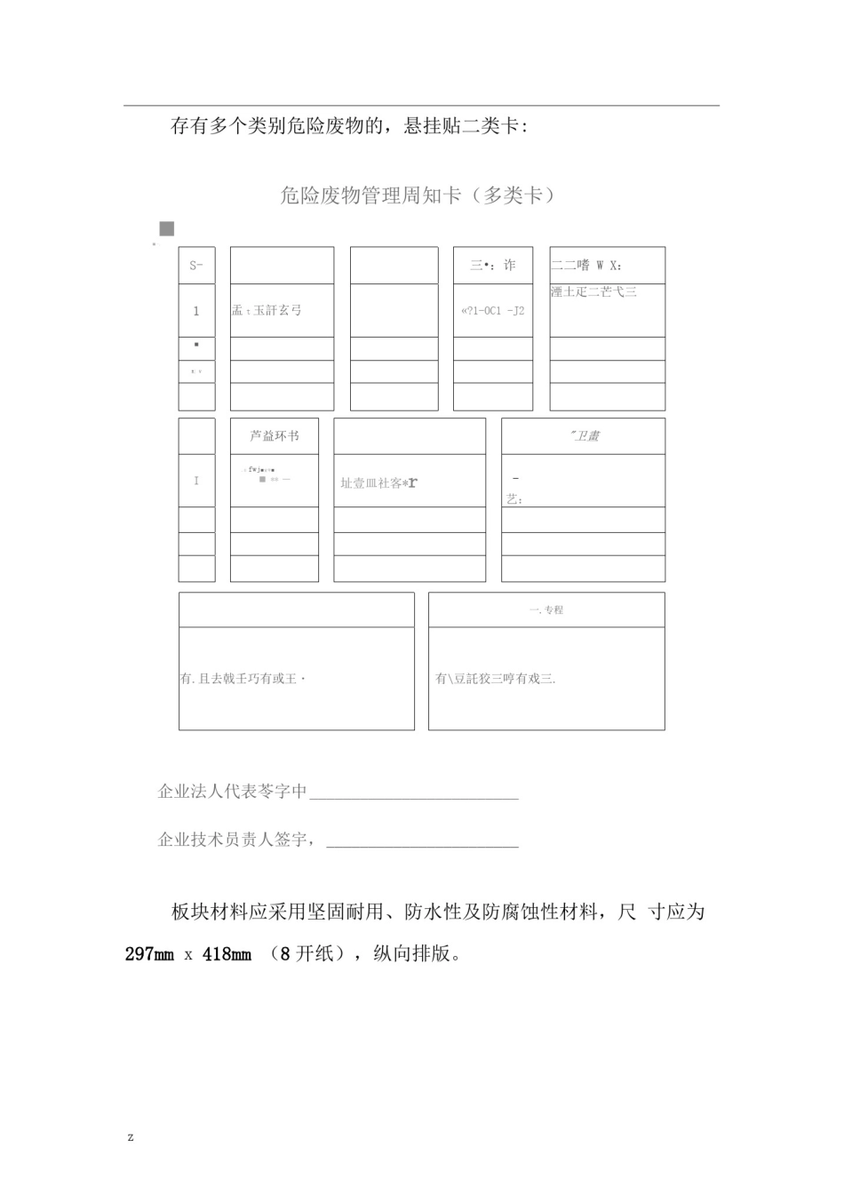 危废规范化管理-标志标识要求_第2页