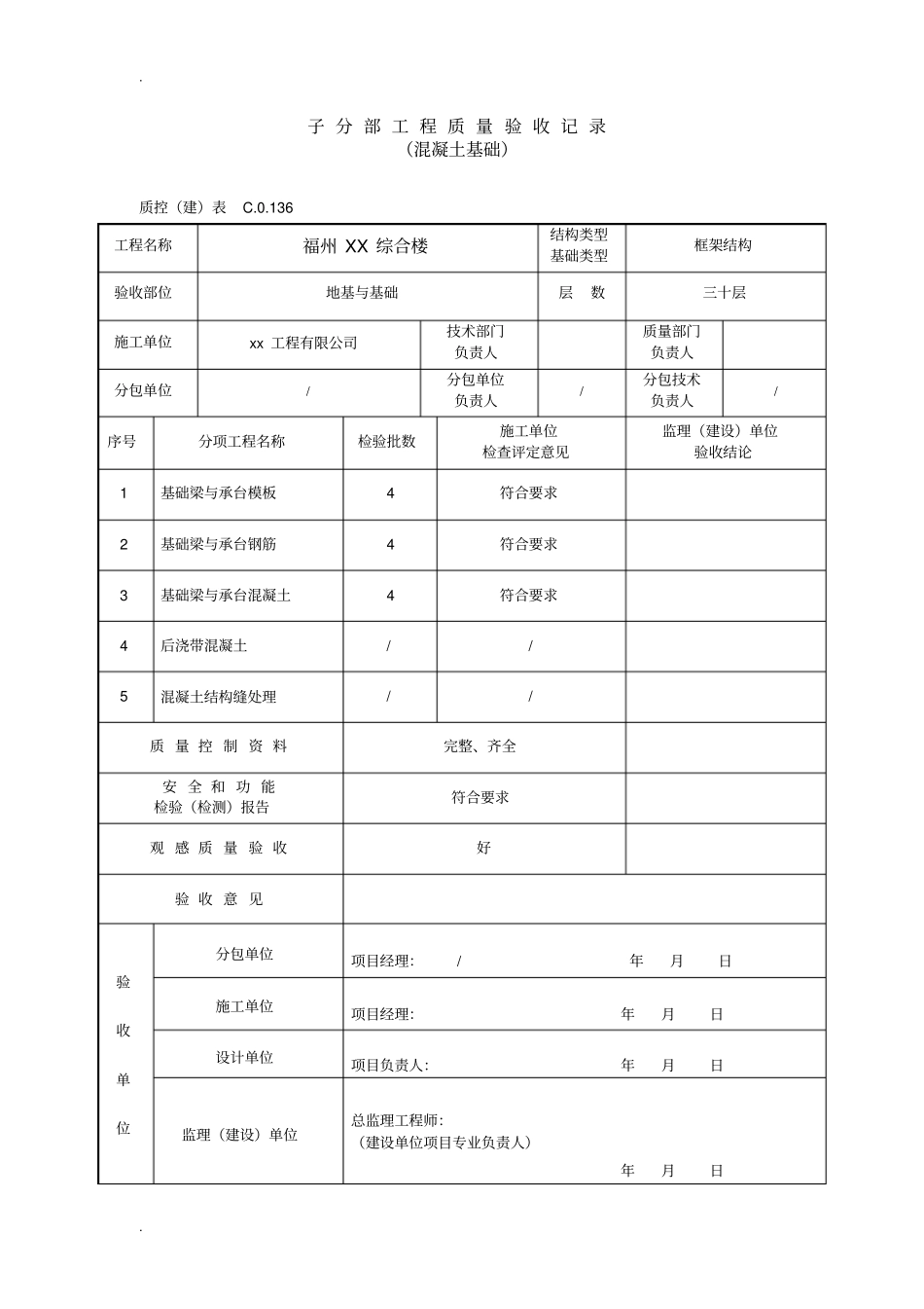 子分部工程质量验收记录(全套专业)_第3页