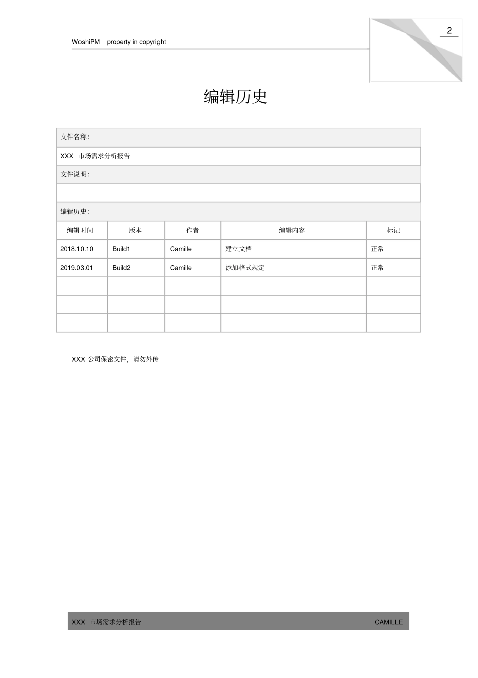 市场需求分析报告模板-MRD_第3页