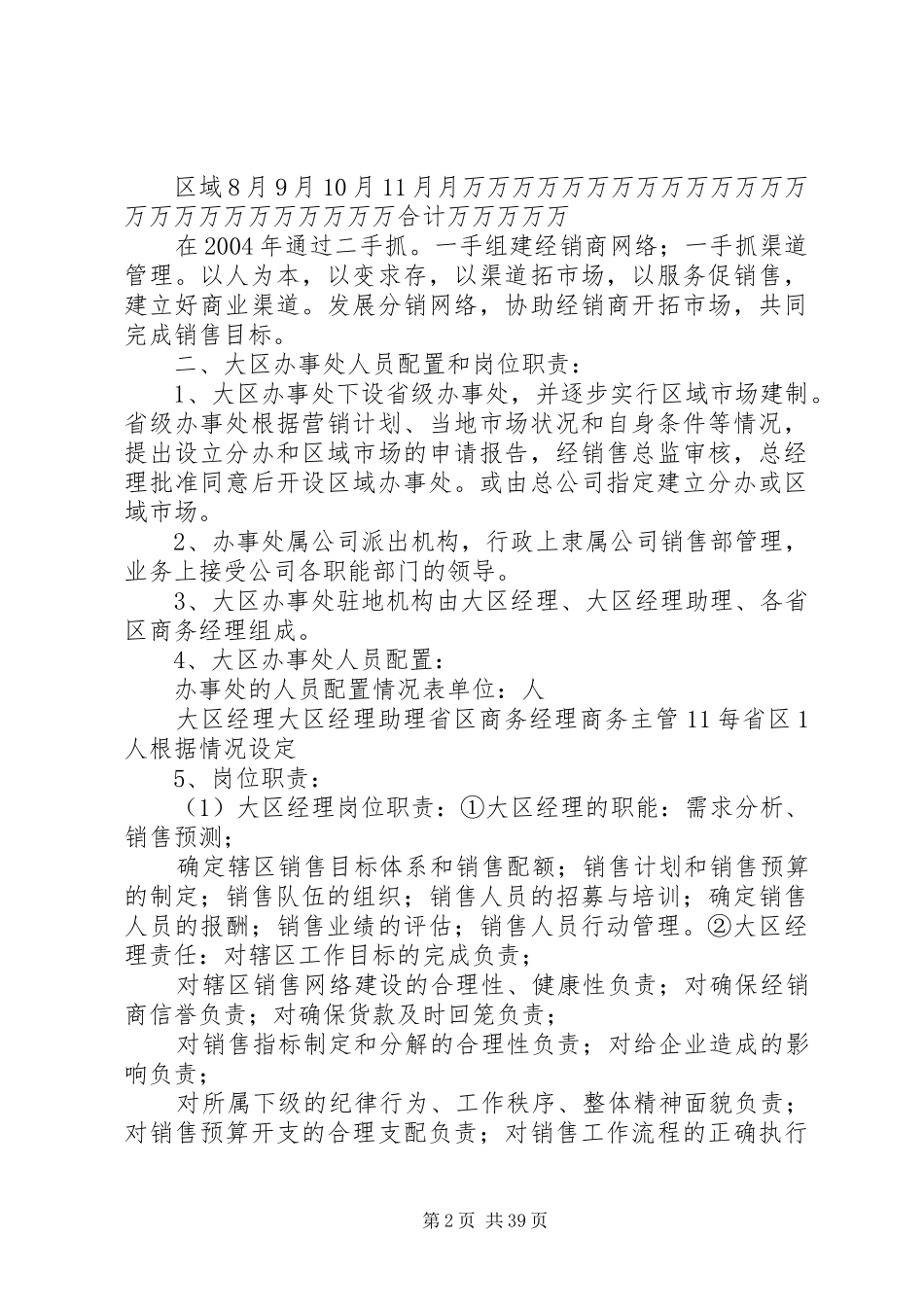 某医药招商公司大区管理规章制度_第2页