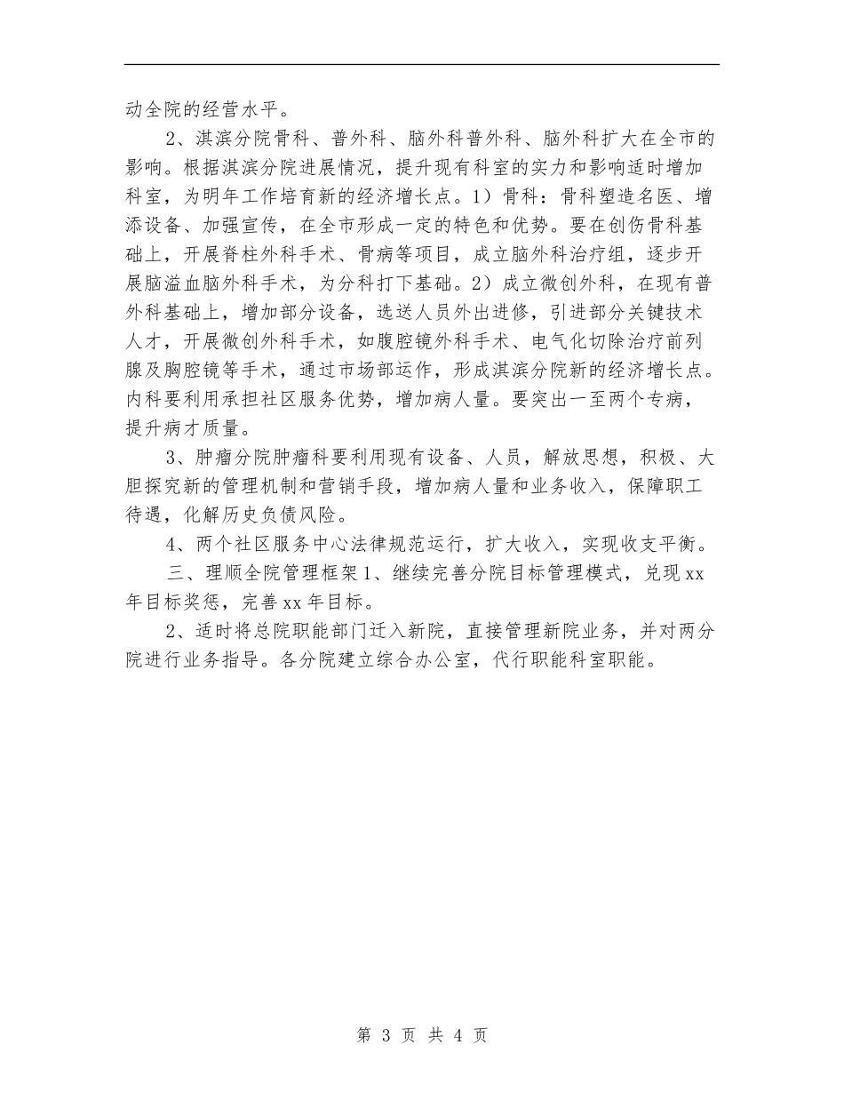市人民医院2024年度工作计划新选_第3页