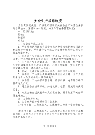 安全生产规章规章制度  (3)