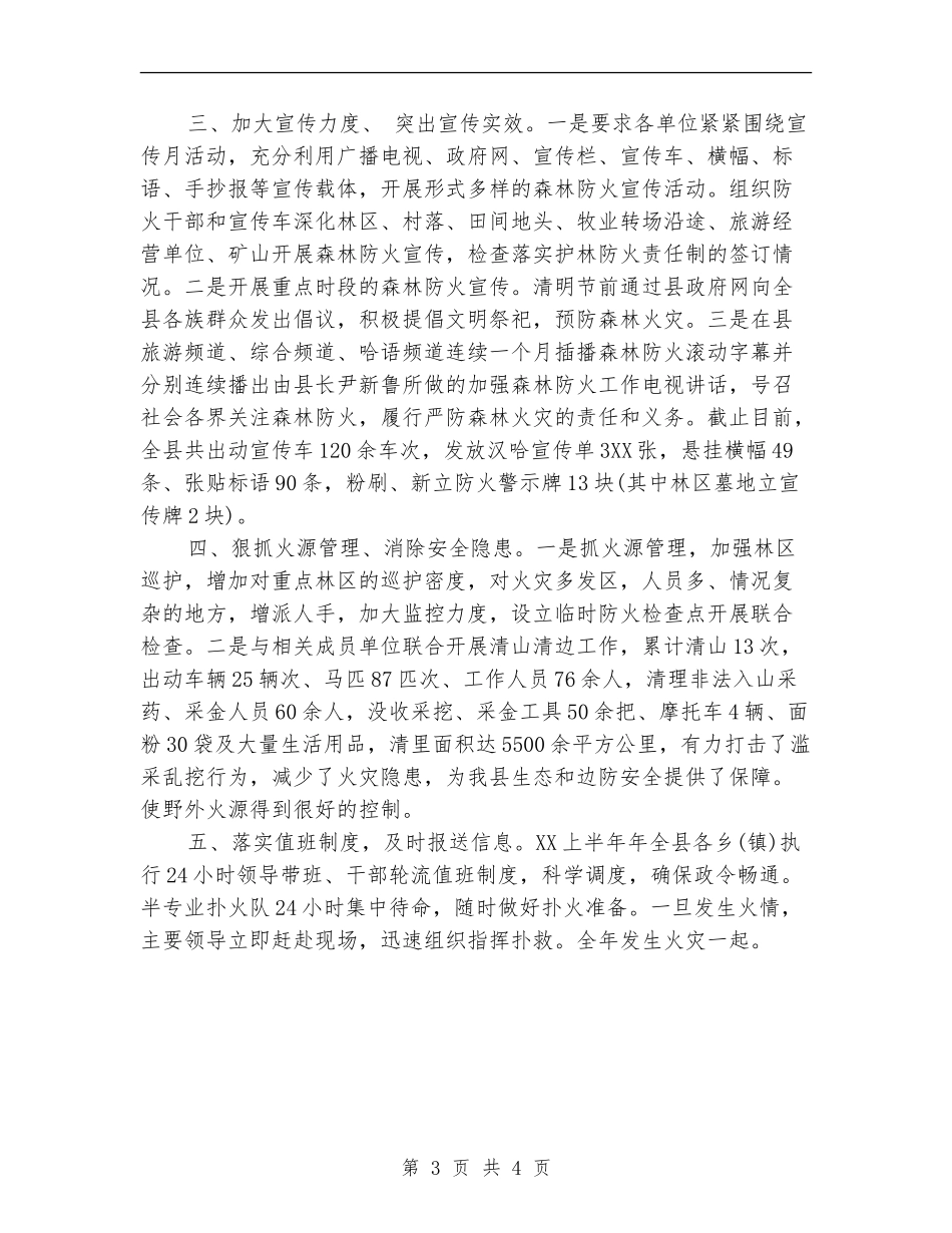 2024年上半年县护林防火工作总结_第3页