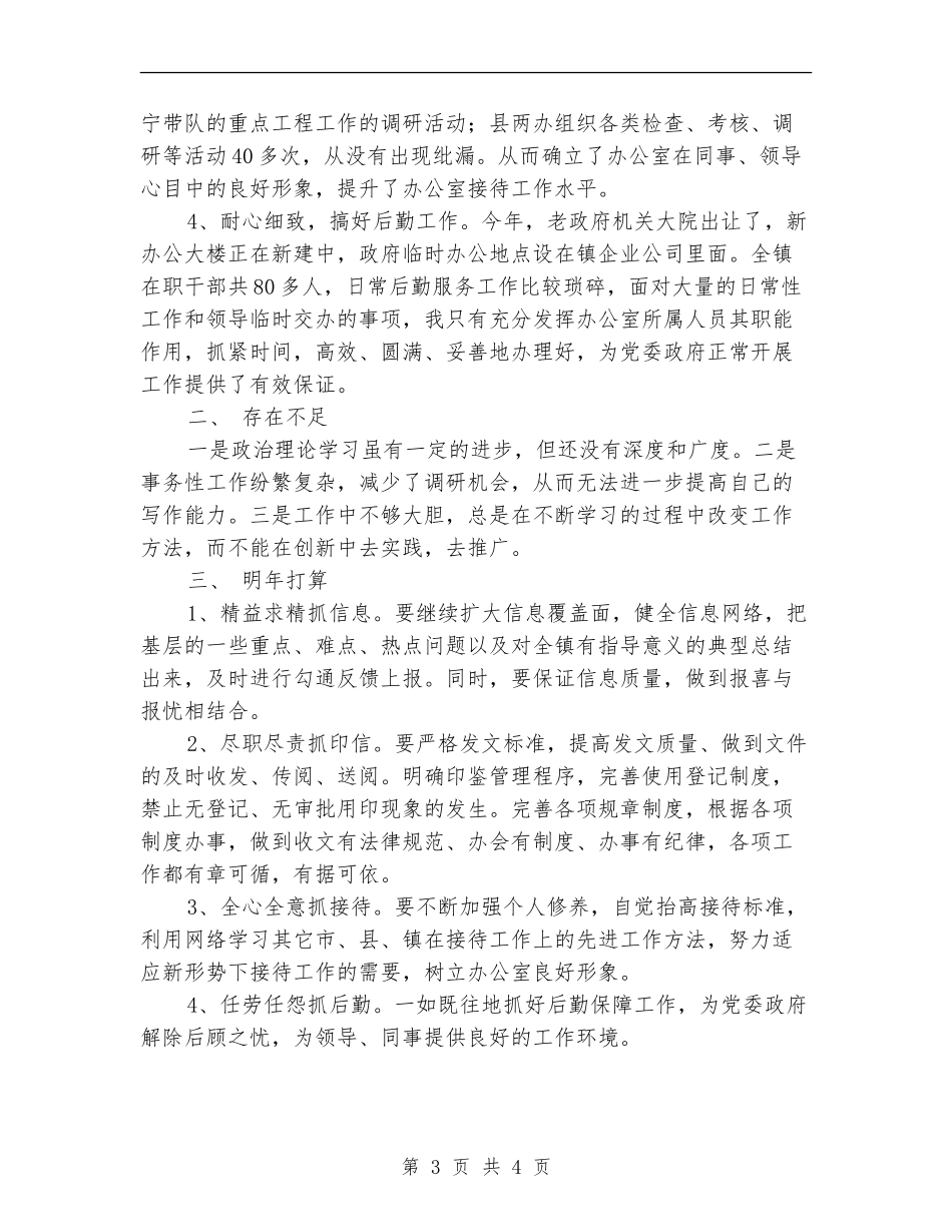 2024党政办公室个人工作总结_第3页