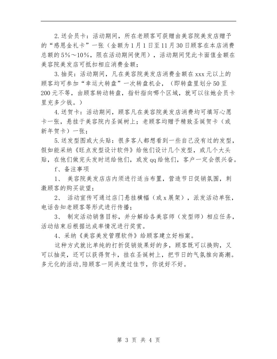 圣诞元旦双节促销活动方案_第3页