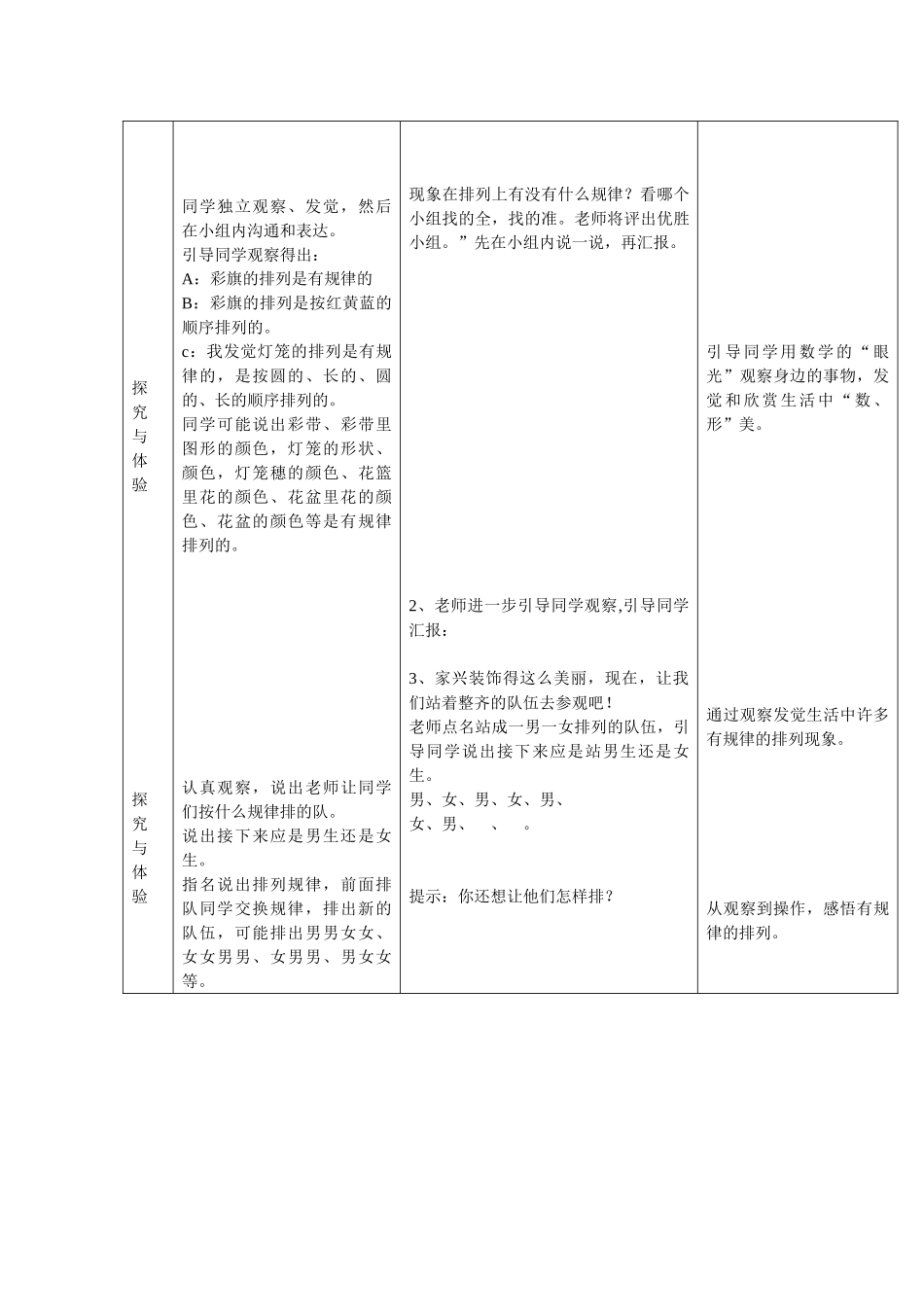 2024-2024年冀教版一年下《左右》word教案_第3页