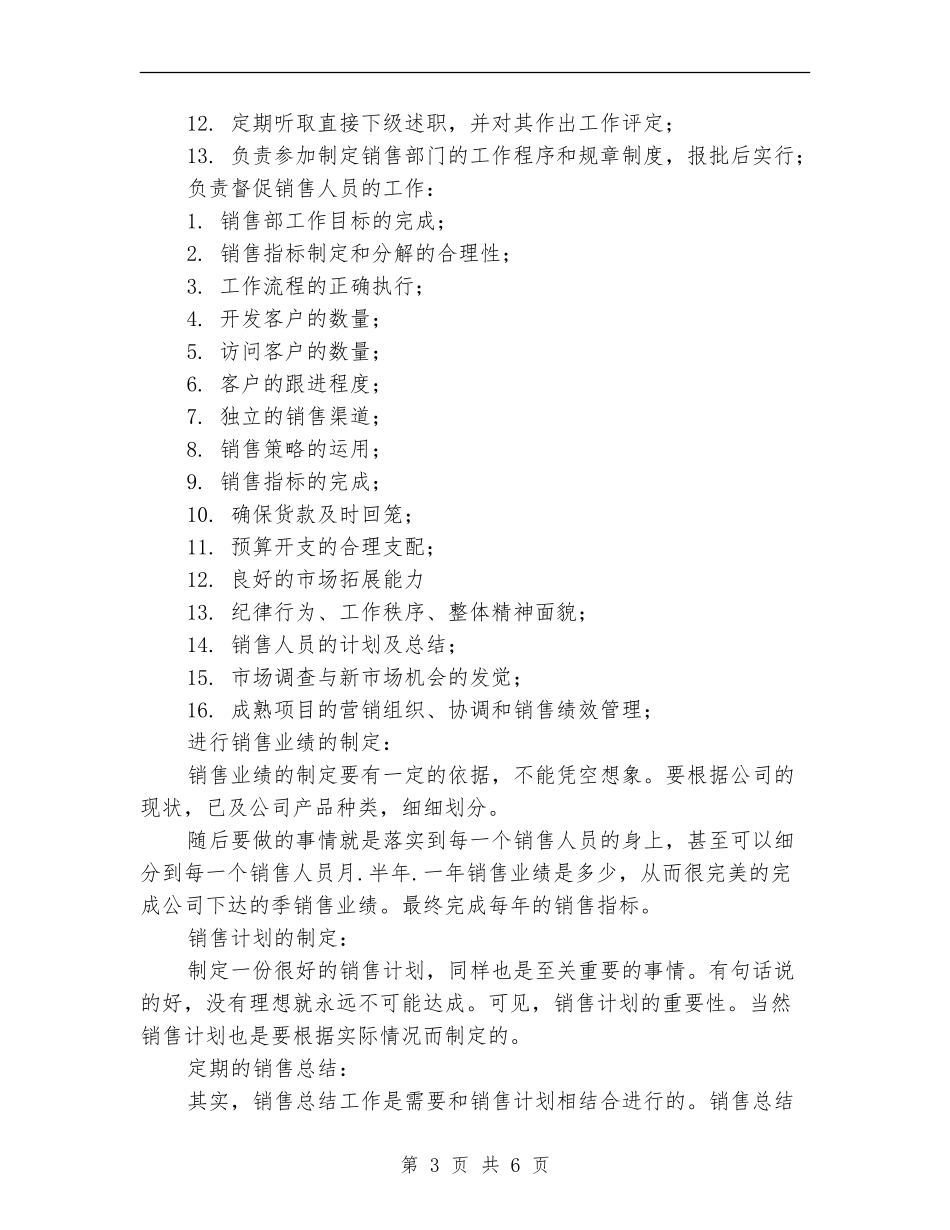 2024销售总监工作计划书_第3页