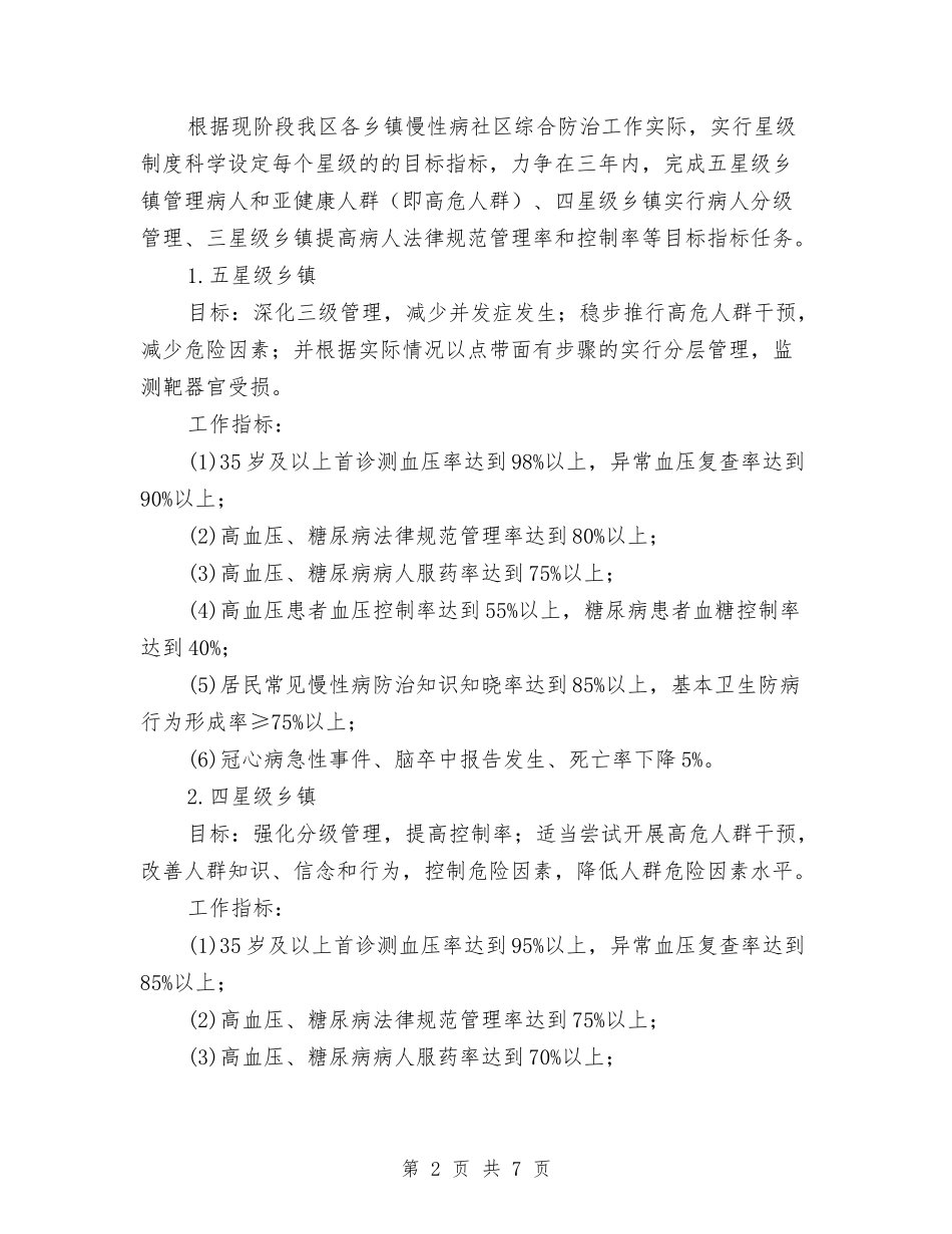 慢性病社区集中治理方案_第2页