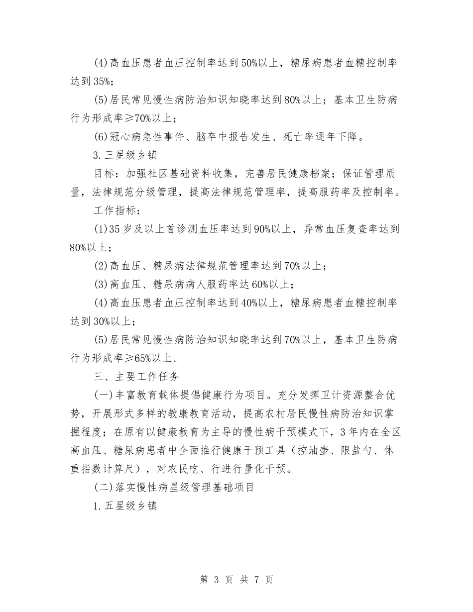 慢性病社区集中治理方案_第3页
