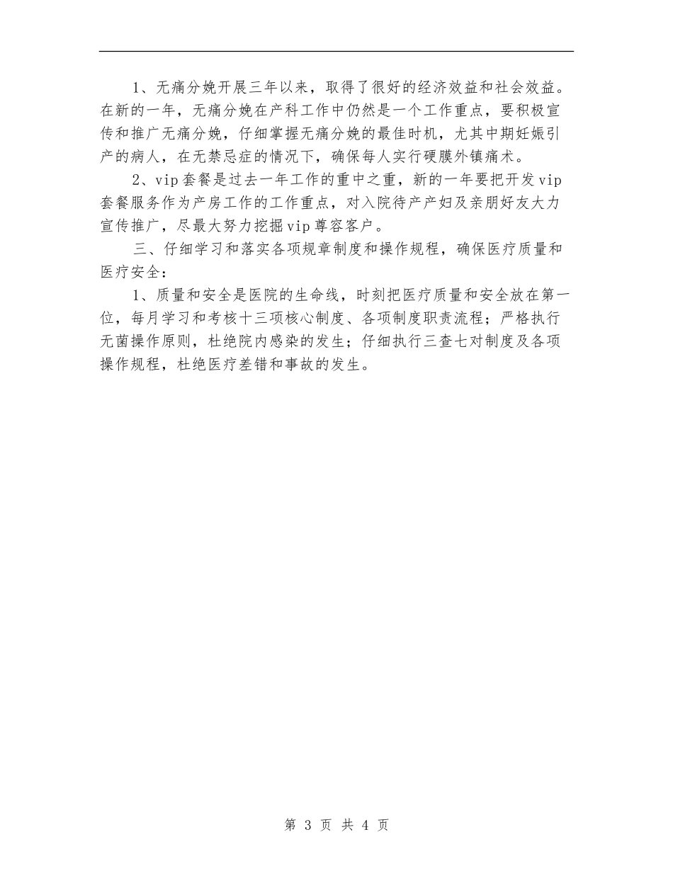 2024年妇产科工作计划表格范本_第3页