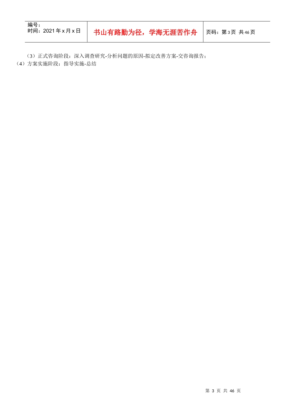 自考企业管理咨询各章知识点范本_第3页