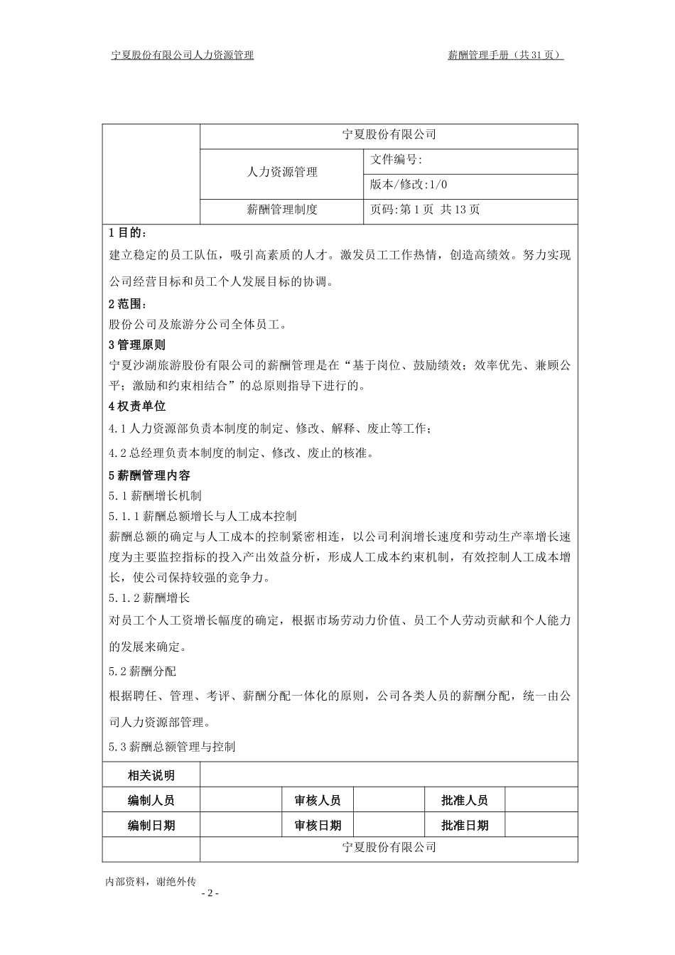 薪酬福利管理手册_第2页