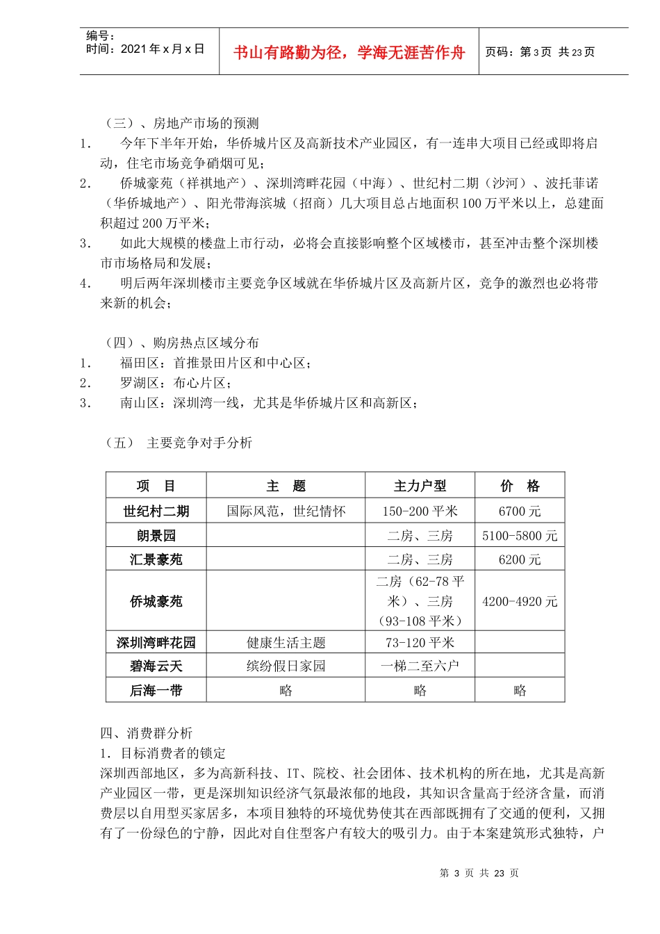 英伦名苑项目整合推广策略_第3页