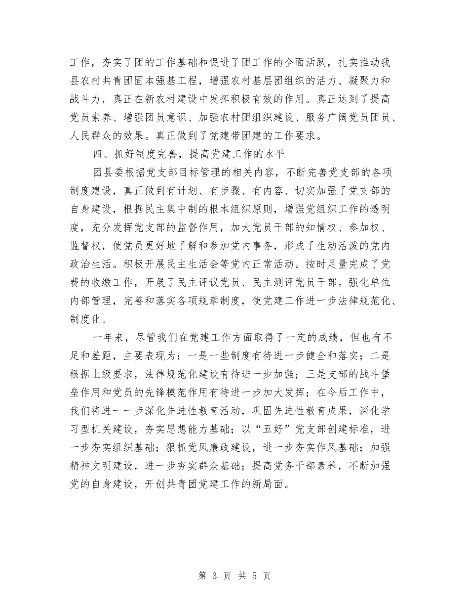 2024年团县委党建工作年终总结与2024年团员个人工作总结汇编_第3页