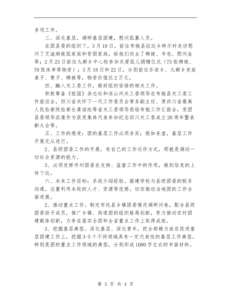 2024年11月个人第一季度挂职工作总结_第3页