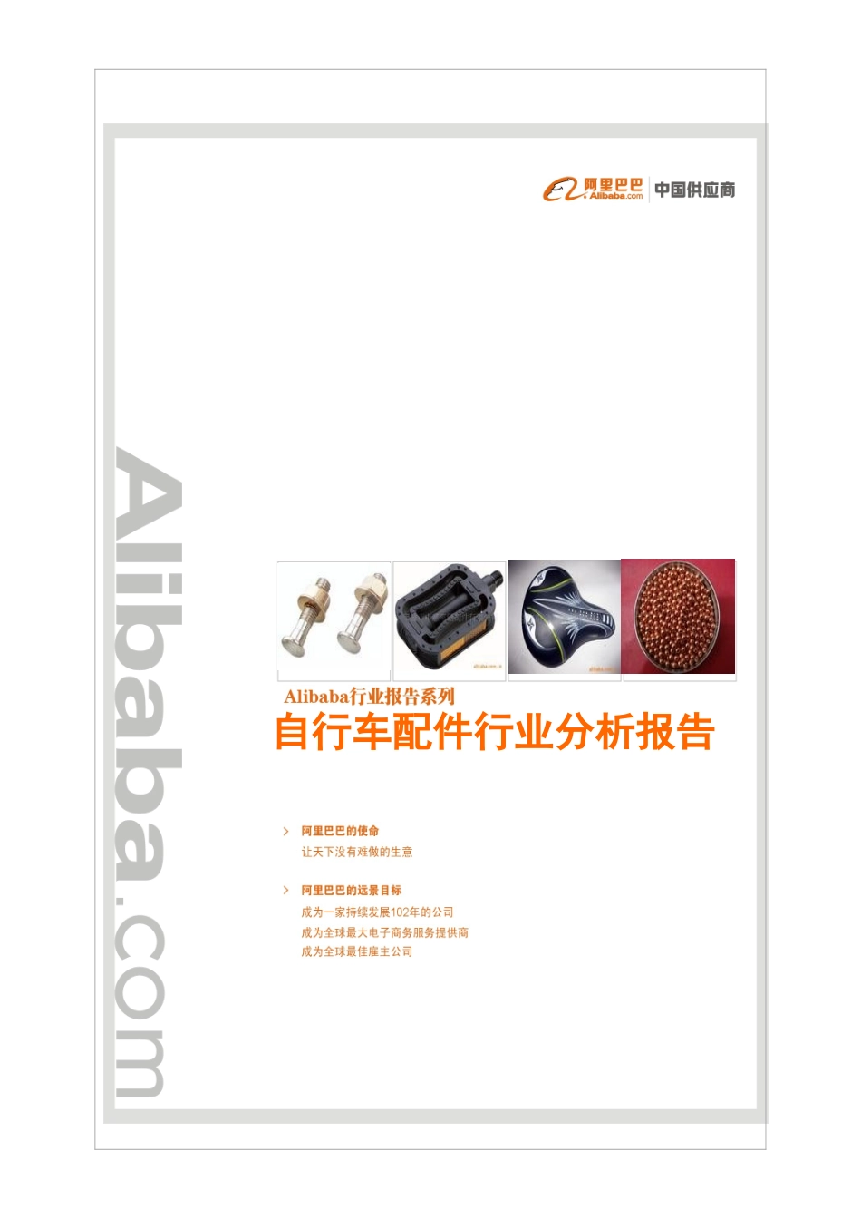 自行车配件行业分析报告_第1页