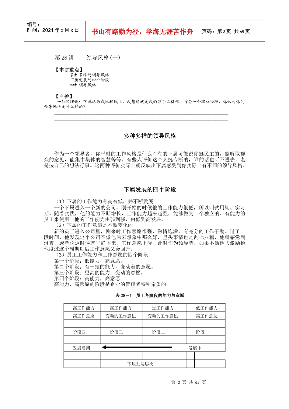 职业经理十项管理技能训练(2)_第3页