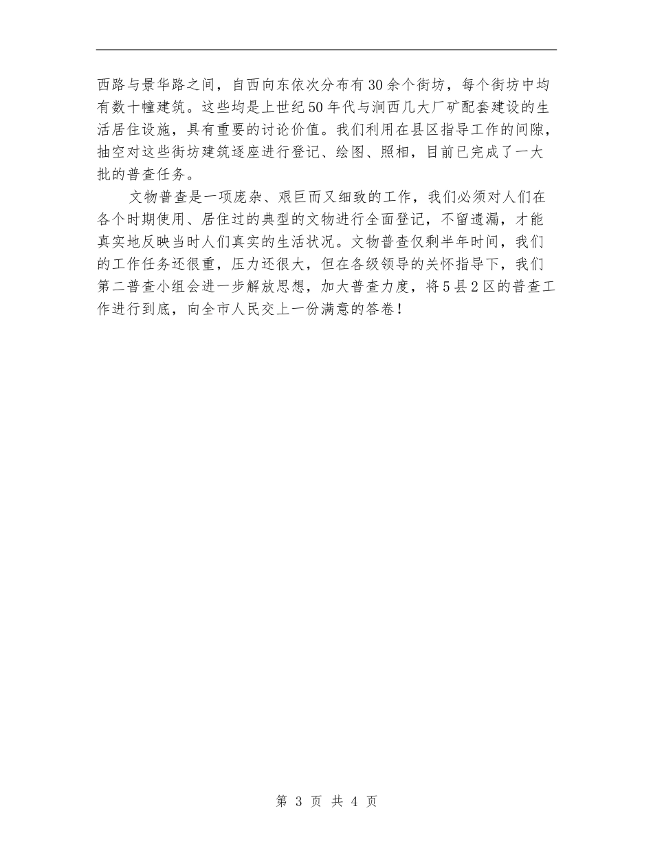 文物普查办上半年田野工作总结_第3页