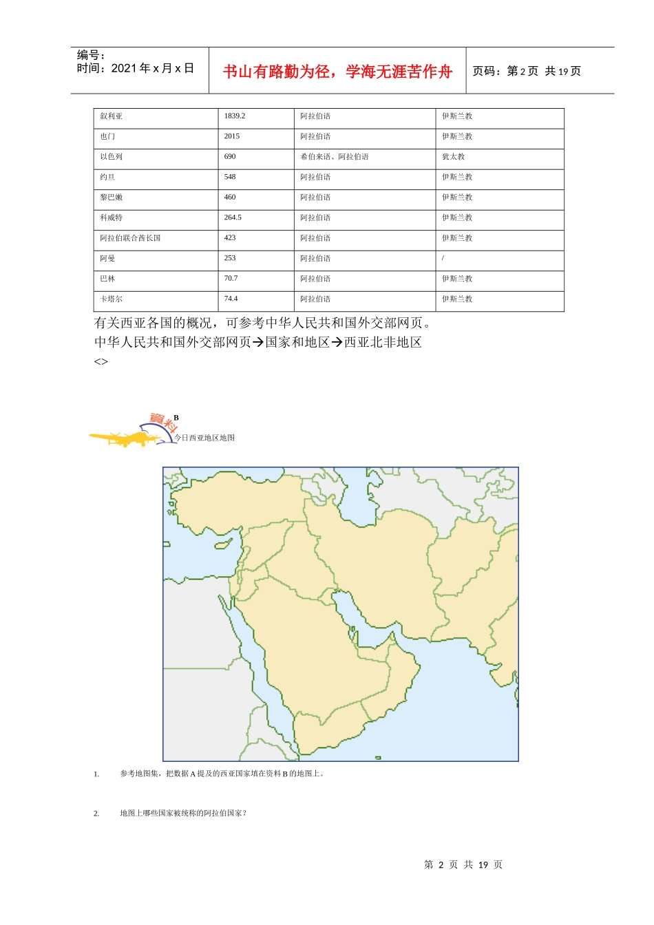西亚危机是否会威胁世界和平_第2页