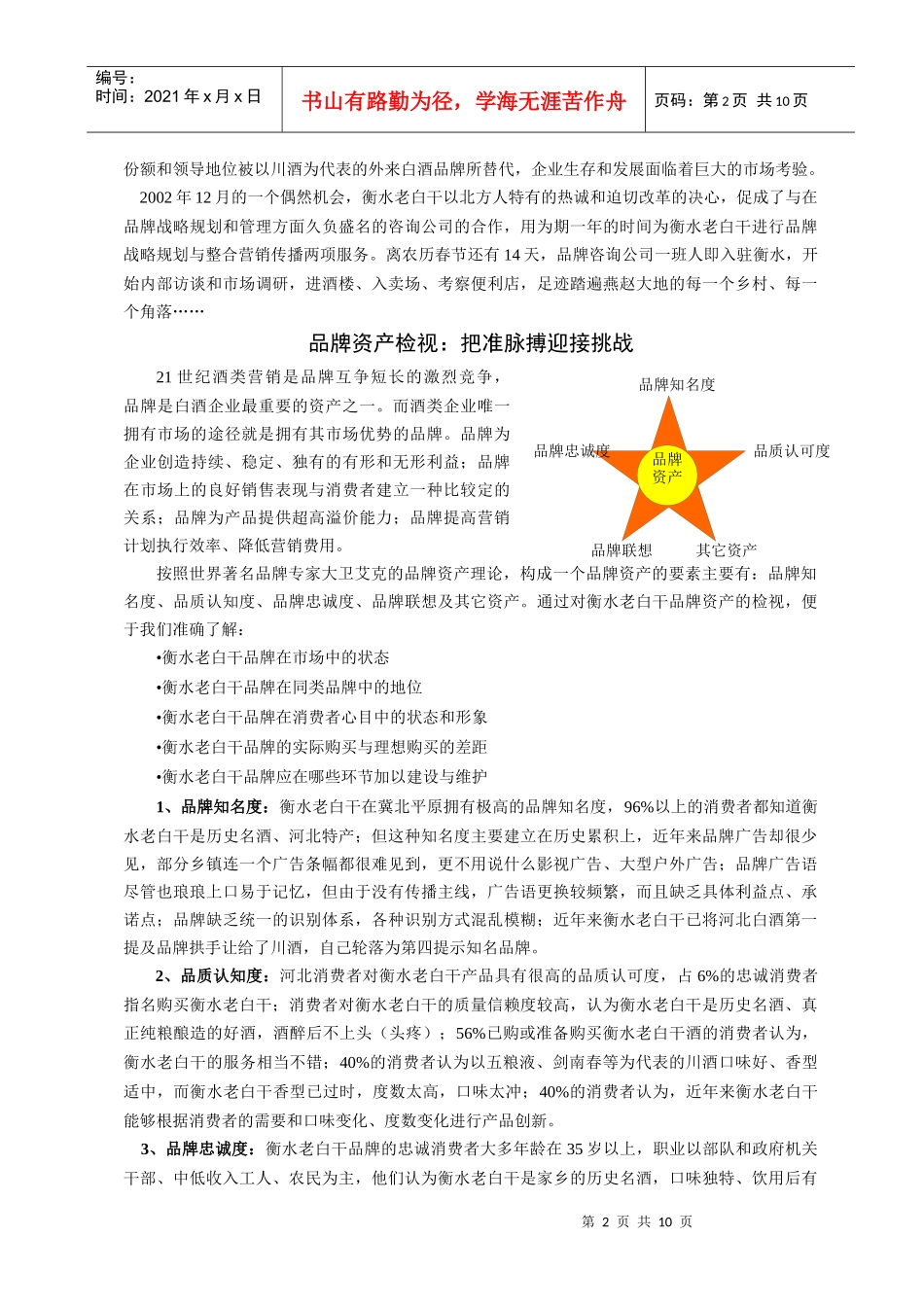 衡水老白干品牌战略规划_第2页