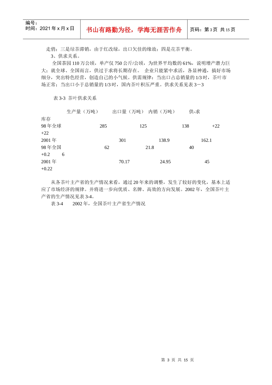 茶业市场发展报告_第3页