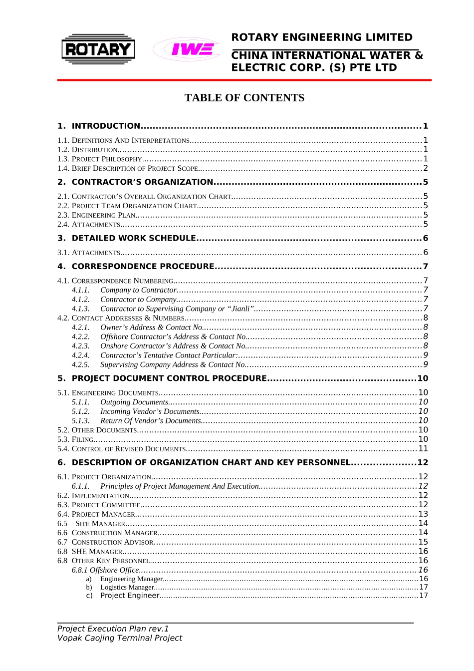 英文版施工组织设计_第1页