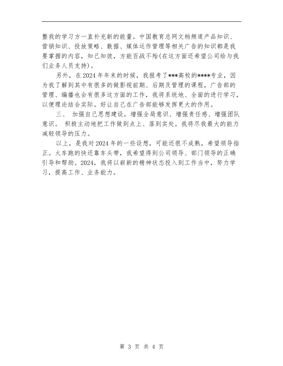 2024白酒业务员工作计划_第3页