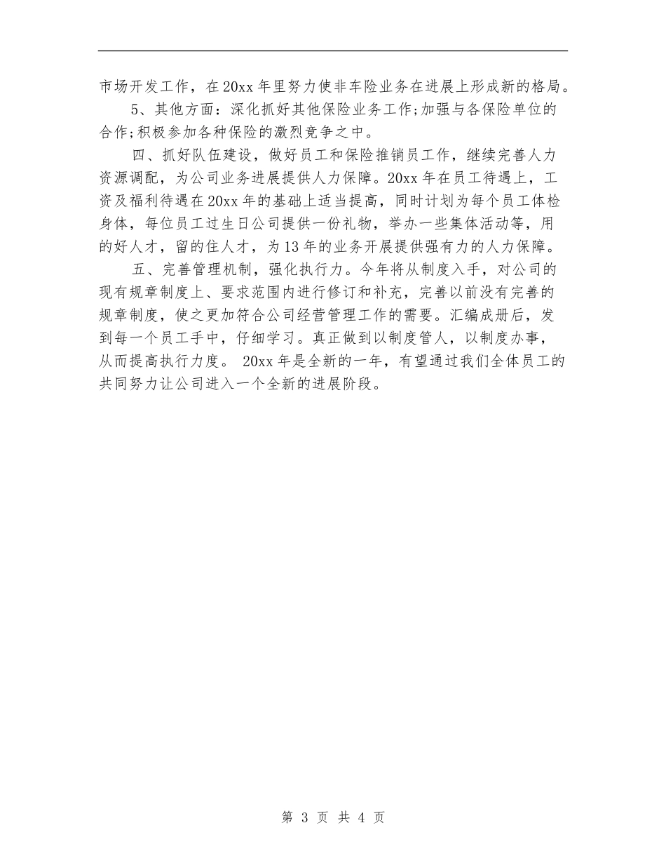 2024保险公司下半年工作计划_第3页