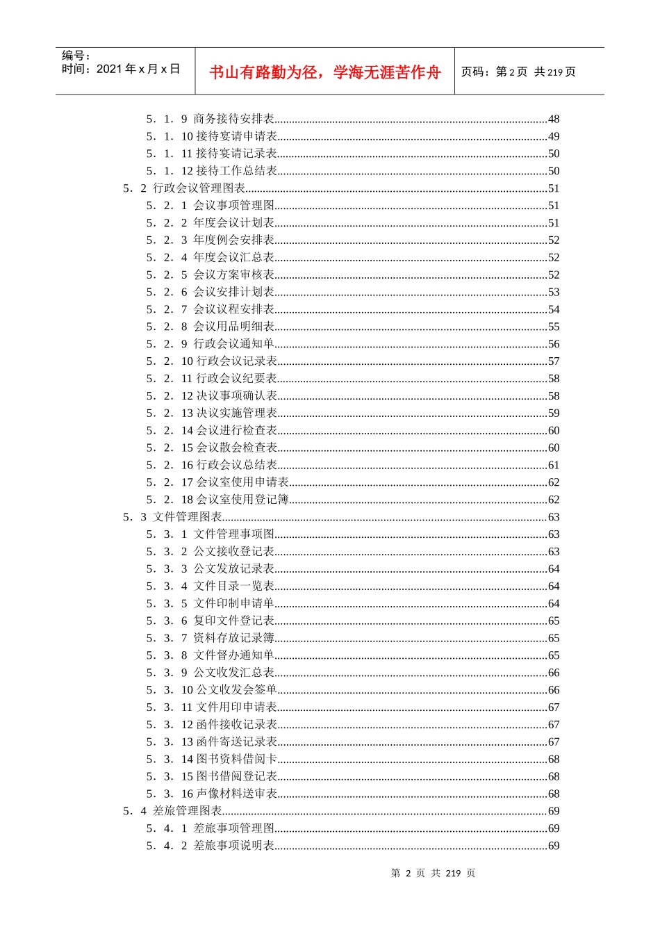 行政办公管理工具大全（DOC 213页）_第2页