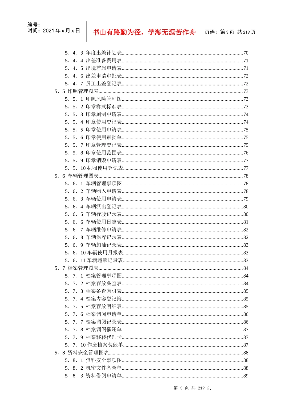 行政办公管理工具大全（DOC 213页）_第3页