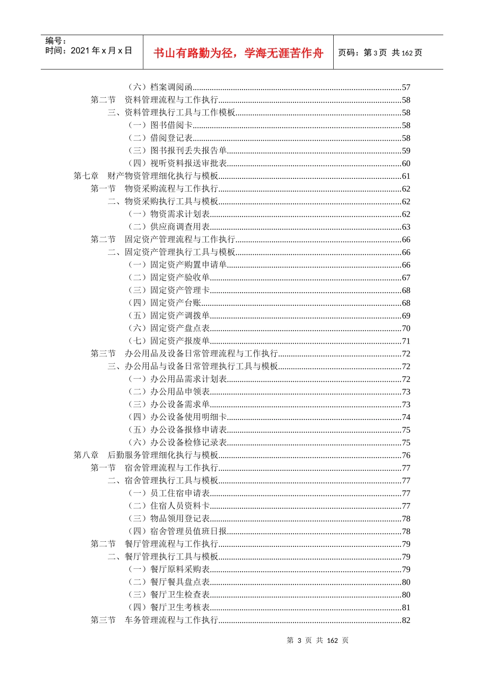 行政管理工作细化执行与模板01_第3页