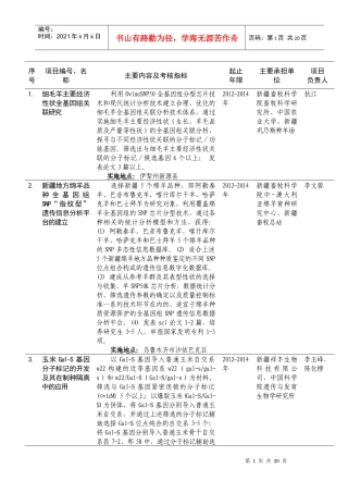 自治区XXXX年高技术研究发展计划